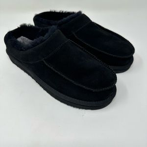 Dluxe Black Slippers Slides